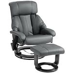 HOMCOM Massage Recliner Chair with 