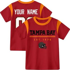 INAOO Tampa T-Shirt for Kids Clothes Short Sleeve Custom Gifts