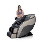 RoboticVibe Leather Massage Chair - Rv2020: Led Touch, 20 Auto Wellness Programs, Rotary Switch, Full Body Airbag And Zero Gravity. Ultimate Comfort Massage Chair For Full Body At Home, Multicolor