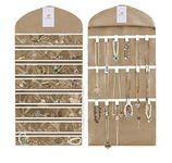 Homestrap Non-Woven Jewellery Organizer, Beige