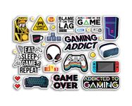 A5 Sticker Sheet Gaming Vinyl Stickers - Gamer Gaming Boys Men Kids Mancave Dad Brother Father's Day Hobbies Hobby Fan Love Aesthetic #80138