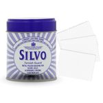 Silvo Polish Wadding Tarnish Guard 75g with 3x Professional Jewellery Cleaning Cloths | Silver Cleaner & Jewellery Cleaner | Metal Polish for Silverware, Chrome & Brass