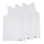 AVENANT 3 Pack Mens Vest Tank Tops 100% Cotton Vest White Grey Black Vest Sleeveless Gym Plain Breathable Mens Vest Soft Easy Dry Undershirt Bodybuilding Tops Everyday Wear (Large, White 3 Pack)