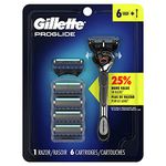 Gillette ProGlide Mens Razor, Includes 1 Handle with Precision Trimmer, 6 Razor Blade Refills