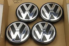 Set of 4 Wheel Hub Covers for Alloy Wheels FA1874 Volkswagen VW Golf Passat Touran 3B7601171