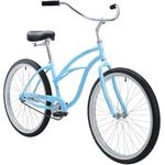 Firmstrong Urban Lady Single Speed Beach Cruiser Bicycle, 24", Baby Blue