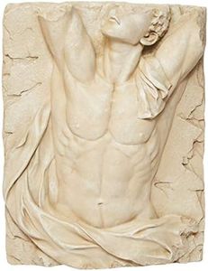 Design Toscano The Torso of Adonis Bas-Relief Wall Frieze, Ancient Ivory 21.00" x 27.00"