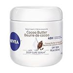 NIVEA Cocoa Butter Body Cream | 48H Deep Moisture | Long Lasting body butter | Fast Absorbing Non Greasy | With Vitamin E & Cocoa Butter | Instant Dryness Relief | Daily Moisturizer | 439 g Jar