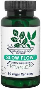 Vitanica Slow Flow, Menstrual Flow Support, Vegan, 60 Capsules