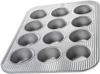 USA Pan Bakeware Muffin Pan, 12-Wel