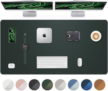 Large Desk Mat55 x24 - Premium Non-Slip Desk Pad, Waterproof and Scratch-Resistant Office Desk Protector, Large Desk pad Workspace Mat for Home and Office(Dark Green)