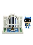 Funko POP! Towns 80th-Hall Of Justice With Batman - DC Comics - Collectable Vinyl Figure - Gift Idea - Official Merchandise - Toys for Kids & Adults - Comic Books Fans - Model Figure for Collectors