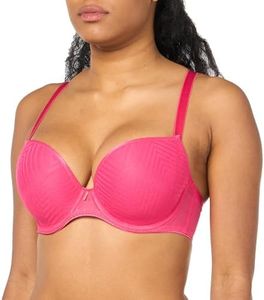 Freya Women's Tailored Molded Plunge Underwire T-Shirt Bra (401131), Love Potion, 34DD