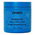 amika hydro rush intense moisture hair mask - hydrating hair care for dry + textured strands - deep conditioner enriched with hyaluronic acid + squalane - provides long-lasting hydration (500 ml)