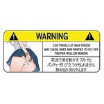 EARLFAMILY 5.1'' Funny Car Sticker for Panties Warning Peek Slap Decal Anime Vinyl JDM Window Wall DIY Stickers Scratch-Proof Decor