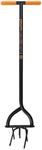 Fiskars 40" Steel Tiller, Long Hand