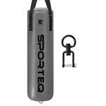 Sporteq Dyno Heavy Filled Punch Bag 3FT, 4FT & 5FT for All Ages & Genders | Boxing Martial Arts Kickboxing Muay Thai Karate | Home & Commercial Gym Use