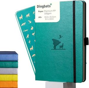 Dingbats - Earth Dotted A5 Medium Notebook, Eduardo Avaroa - Hardcover - Cream 100gsm Ink-Proof Paper - Numbered Pages, Index & Key Pages (edited)