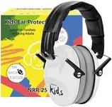 PROHEAR 032 2.0 Noise Cancelling Headphones for Kids - 25dB Noise Reduction - Adjustable Sensory Ear Protection Muffs for Concert, Fireworks, Monster Truck Shows, School - White