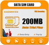 4G LTE Cellular Data Only SIM Card for Security Cameras Compatible with USA Nationwide Networks for Hunting Trail Cameras, Game Cameras, Tablets, Unlocked IoT Device, No Voice, No Text, No Contracts