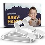 40 Pack Hawkson Baby Hangers for Clothes, 0-3 months baby hanger, non-slip round edges, shirts, rompers, skirts & baby coat hangers, durable kids hangers for clothes, newborn hangers carry up to 5lb