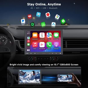 ATOTOZONE 10" QLED Car Stereo – Touchscreen Android Head Unit