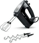 Bosch CleverMixx MFQ2420BGB Hand Mixer, 400 W - Black & Stainless Steel