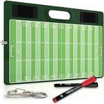 Football Dry Erase Board for Coaches 15x10.5 Double Sided Football Whiteboard Coaching Board Equipment Includes 2 White Board Markers for The Football Accessories The Perfect Coach Gifts