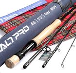 MAXIMUMCATCH Maxcatch Saltpro Saltwater Fly Fishing Rod 9ft 8/9/10wt Graphite IM10 Fast Action (Saltpro Fly Rod, 9ft 7wt-4pieces)