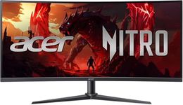Acer Nitro XZ0 34” Ultrawide Curved Gaming Monitor | QHD 3440x1440 | AMD FreeSync Premium | HDR 10 | 240Hz | 1ms | Display Port & 2xHDMI (2 yr Manufacturer Warranty) (Renewed)