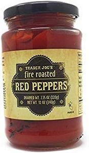 Trader Joe's Fire Roasted Red Peppers 12 oz (Pack of 2)