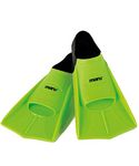 Maru Training Fins, Silicone Swimming Flippers for Stronger, Faster Kick with Greater Propulsion, Unisex Swimming Fins for Adults and Kids (Neon Lime/Black, Size 2/3 35/36)