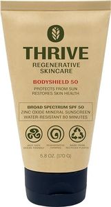 Thrive Reef Safe Sunscreen SPF50 - Hawaii 104 Reef Act Compliant - Mineral Sunscreen Non-Nano Zinc Oxide - Vegan, (5.8 Oz (Pack of 1))