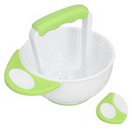 Tnfeeon Baby Food Masher Bowl Set Non Slip Baby Food Masher Maker Portable Baby Feeder Food Processor