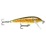 Rapala CountDown Lure with Two No. 7 Hooks, 1.5-2.4 m Swimming Depth, 7 cm Size, Brown Trout