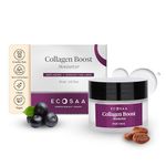 Ecosaa Collagen Cream Moisturizer for Face | Anti-Ageing Cream for Women with Kakadu Plum Cellular Extract & Milk Protein | Vitamin C Moisturizer for Skin Elasticity of Neck & Facial Firming Skin 45ML