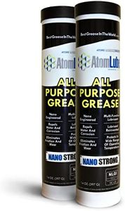 AtomLube All Purpose Grease, 2-Pack 14 Oz. Tubes | Multi Function Lubricant | Automotive Grease and Marine Grease for Boat Accessories, Trucking, and Wheel Bearing