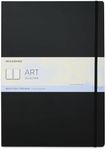 Moleskine Art Watercolour Notebook, A3, Black, Hard Cover (11.75 x 16.5)