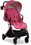 COSATTO Woosh 4 Pushchair – Lightweight Stroller Birth to 25kg - One Hand Easy Fold, Compact, Telescopic Handle, Extra Large Shopping Basket, Cup Holder, Bumper Bar & Raincover (Light-Hearted)