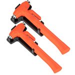 TRONSBOO 2-Pack Car Escape Hammer 3-in-1 Emergency Escape Safety Hammer with Car Glass Window Breaker and Seat Belt Cutter Emergency Escape Tool (Red)