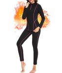 SIMIYA Thermal Underwear Set Womens Long Sleeve Base Layer Lined Set Shirt & Pants Ultra Soft Long Johns Womens Pajamas Set