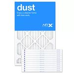 AIRx Filters Dust 16x18x1 Air Filter MERV 8 AC Furnace Pleated Air Filter Replacement Box of 6, Made in the USA