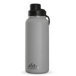 Hydrapeak Insulated Stainless Steel Water Bottle | 1 Liter Wide Mouth Reusable Bottle | Leak Proof Chug Lid | 32oz Triple Insulated Water Bottle | Metal Canteen Sports Flask (Cloud)