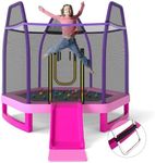 COSTWAY 7ft Kids Trampoline, Hexago