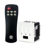 Dott Systems Modular Remote Control Switch Cube L for 3 Lights | One Way Wireless Smart Switch | A Home Automation Device for Home and Office | Modular Remote