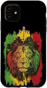 iPhone 11 Rasta Jamaican Lion Gift for Rastafari & Reggae music fans Case