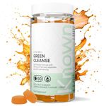 Super Green Powder Gummies by Known Nutrition | Natural Digestive Support | Natural Lemon and Orange Flavour | 60 Two-a-Day Vegan Vitamin Gummies (One Month’s Supply)  | Greens Powder Alternative