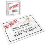 Lillian Rose Gift, Will You be Our Ring Bearer Puzzle, One Size, White