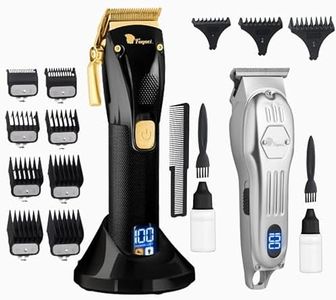Fagaci Professional Hair Trimmer & Hair Clippers Set with Precise Cutting, Cordless Hair Clippers for Men Professional, Barber Clippers, Hair Trimmers for Men, Hair Clippers Cordless 440C Blades