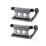 Teppich 2 Pcs Bike Fork Mount Bicycle Truck Universal Alloy Bike Block Fork Lock Mount, grey, gsh32